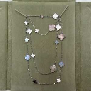 Van Cleef and Arpels Magic Alhambra Long 16 Motifs Necklace.